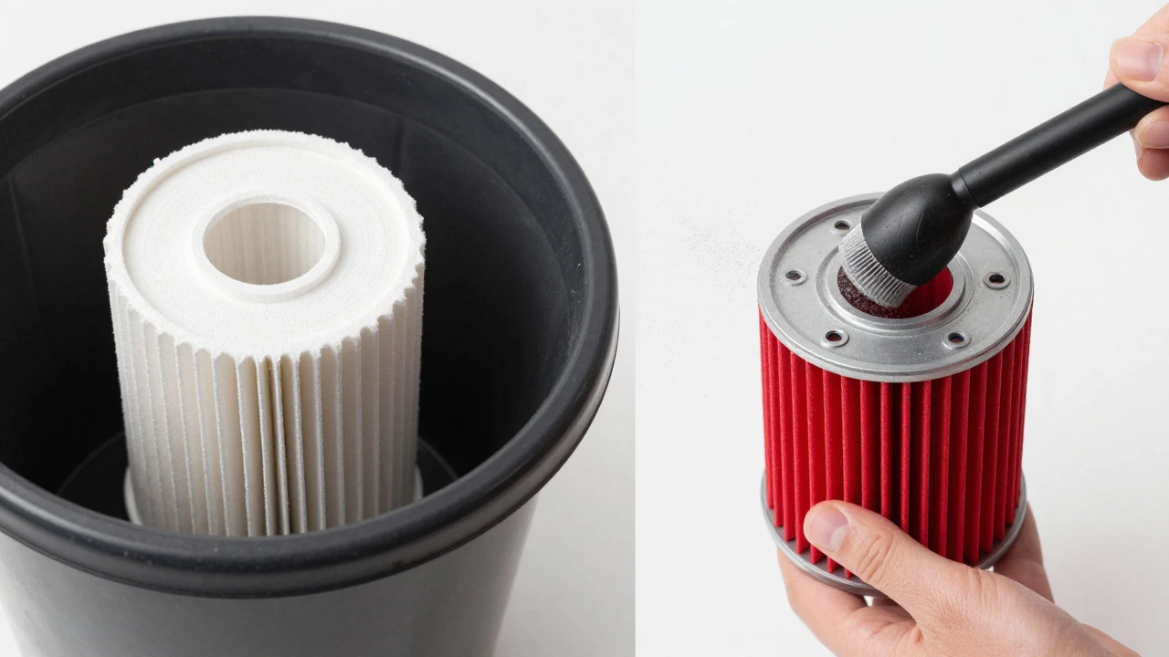 Comparison of disposable paper filter vs reusable K&amp;N cleaning